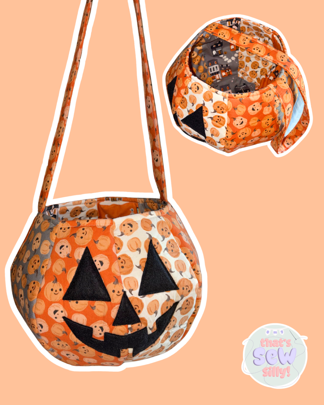 trick-or-treat pumpkin bags