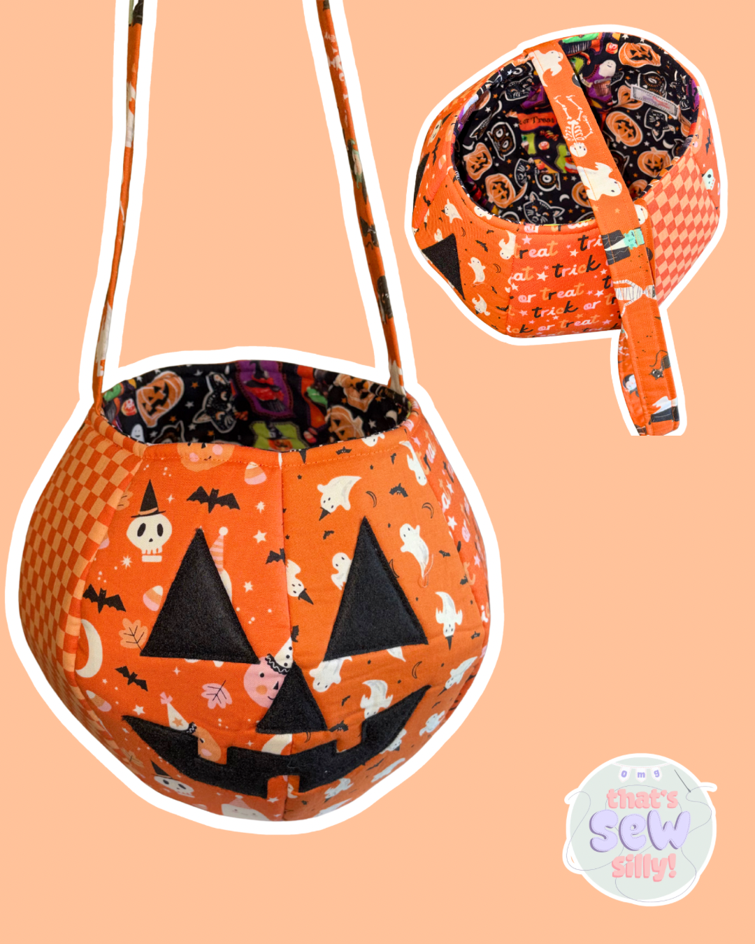 trick-or-treat pumpkin bags