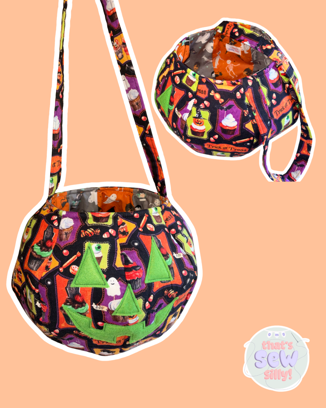 trick-or-treat pumpkin bags