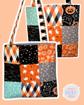 halloween patchwork tote