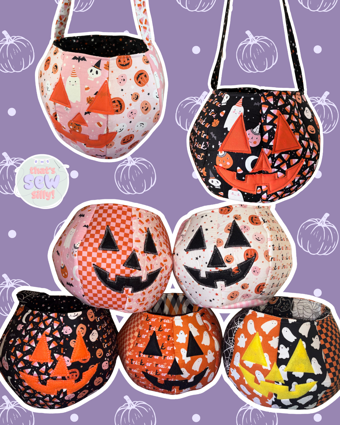 trick-or-treat pumpkin bags