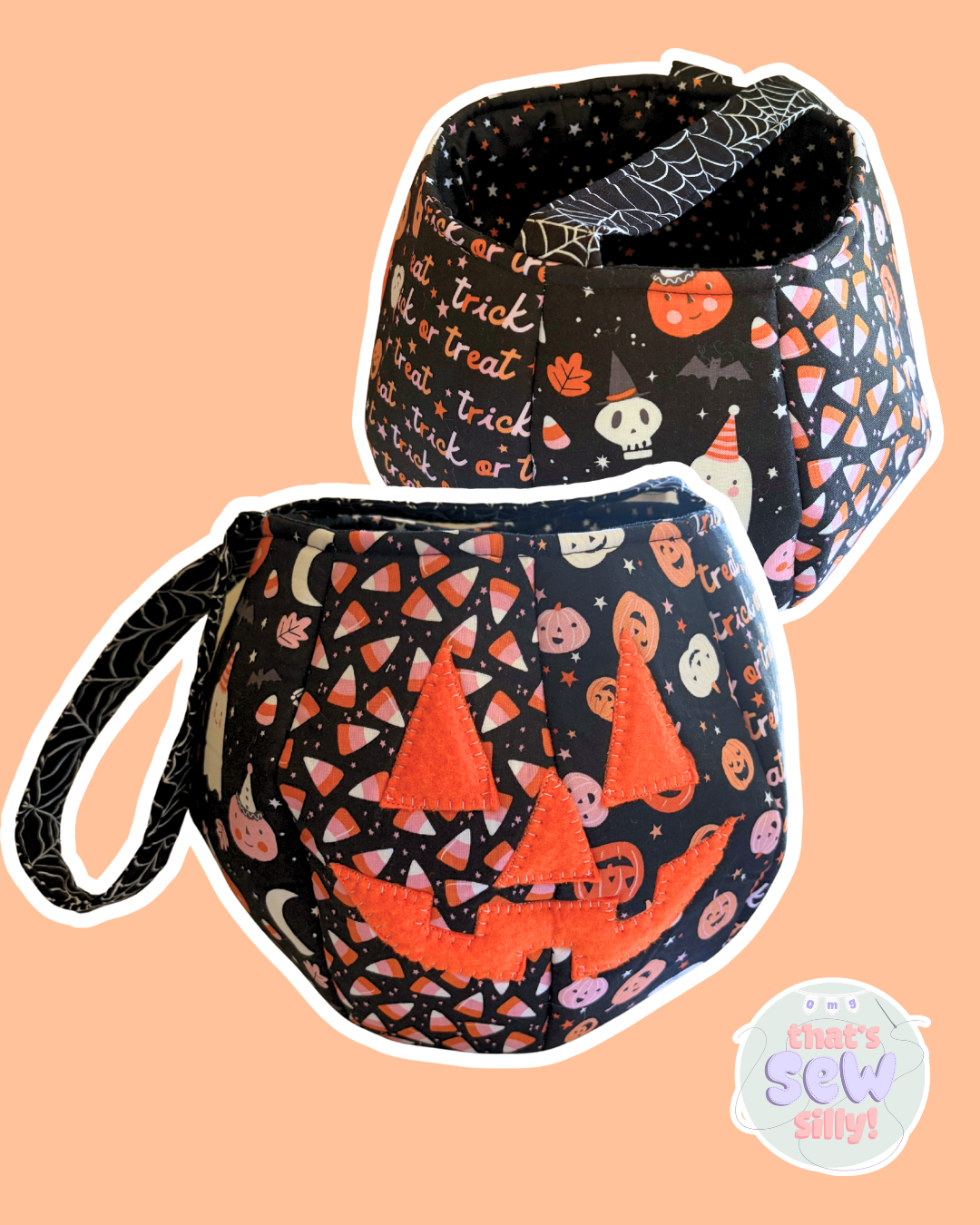 trick-or-treat pumpkin bags